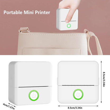 Mini Pocket Printer - Inkless Thermal Printer for Photos & Notes