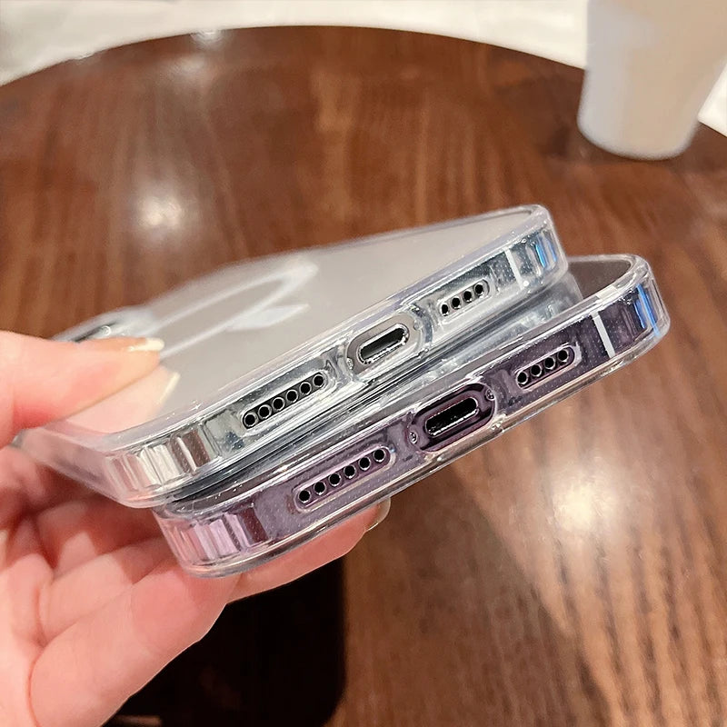 Magsafe Transparent Case for iPhone 11-16 Series